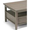 New Extendable Coffee Table Adjustable Reversible Wood Table Drawers