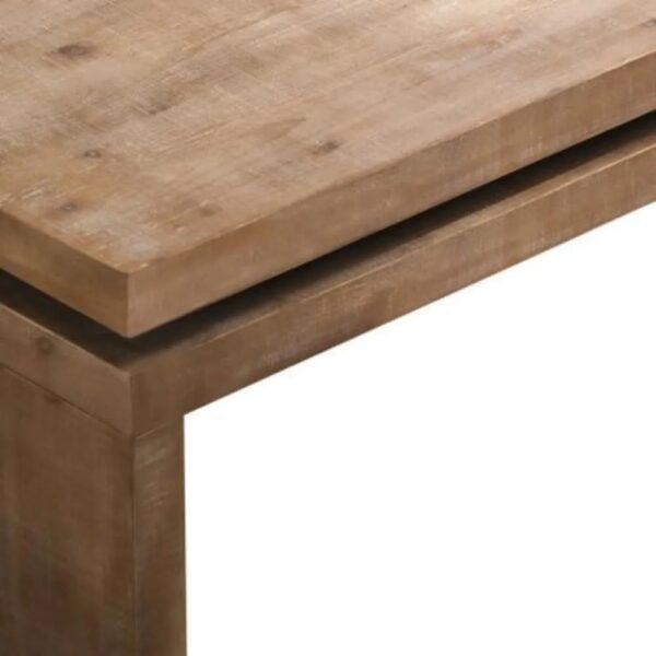 New Natural Wood Coffee Table Rectangle Cocktail Table