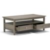 New Extendable Coffee Table Adjustable Reversible Wood Table Drawers