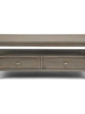New Extendable Coffee Table Adjustable Reversible Wood Table Drawers