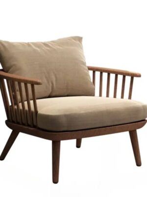 New Lightweight Soft Lounge Chair Comfort Bedroom Luxury Wood Chair